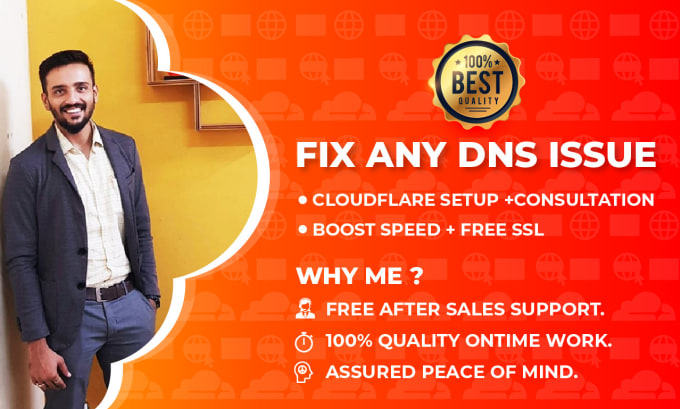 Hire a freelancer to setup cloudflare fix any dns cname ns mx related issues