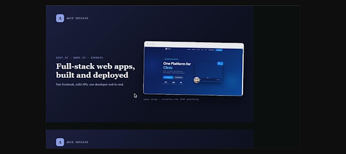 develop full stack web apps with nextjs, nodejs and express
