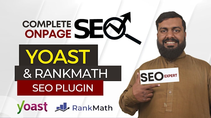 optimize your wordpress website onpage SEO with yoast, rankmath