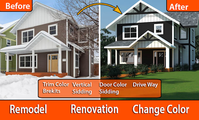 do house remodel or change house color