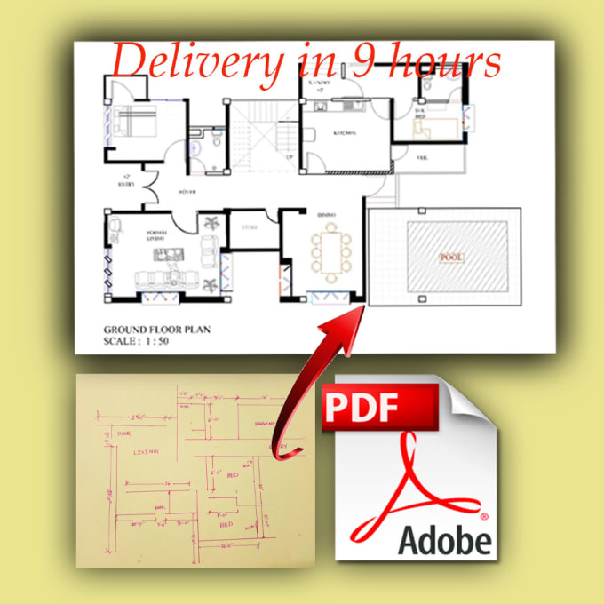 Create 2d And 3d Floor Plan For House Real Estate Office By Armrinalroy