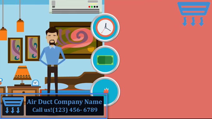 air duct and dryer vent service 2d promo video