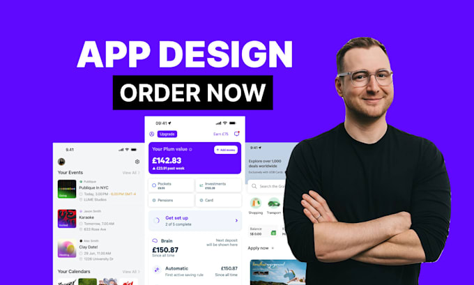 design clean UI UX for ai application