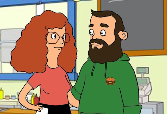 Draw You In The Style Of Bobs Burgers By Holygoats