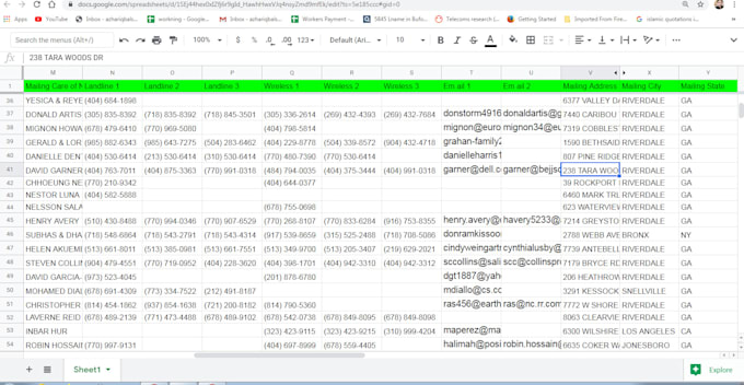 do web research, data entry, skip tracing