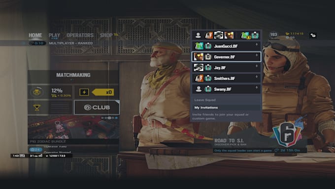 help level players rank in rainbow six siege