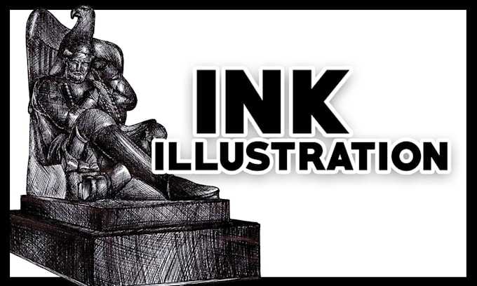 create a marvelous ink and pen illustrations for you