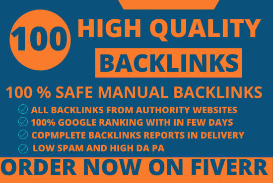 make high quality dofollow backlinks for best seo