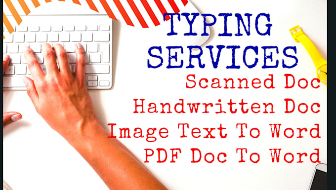 type your handwritten notes, pdf and scanned documents