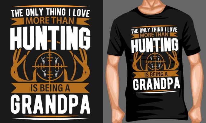 hunting t shirt design