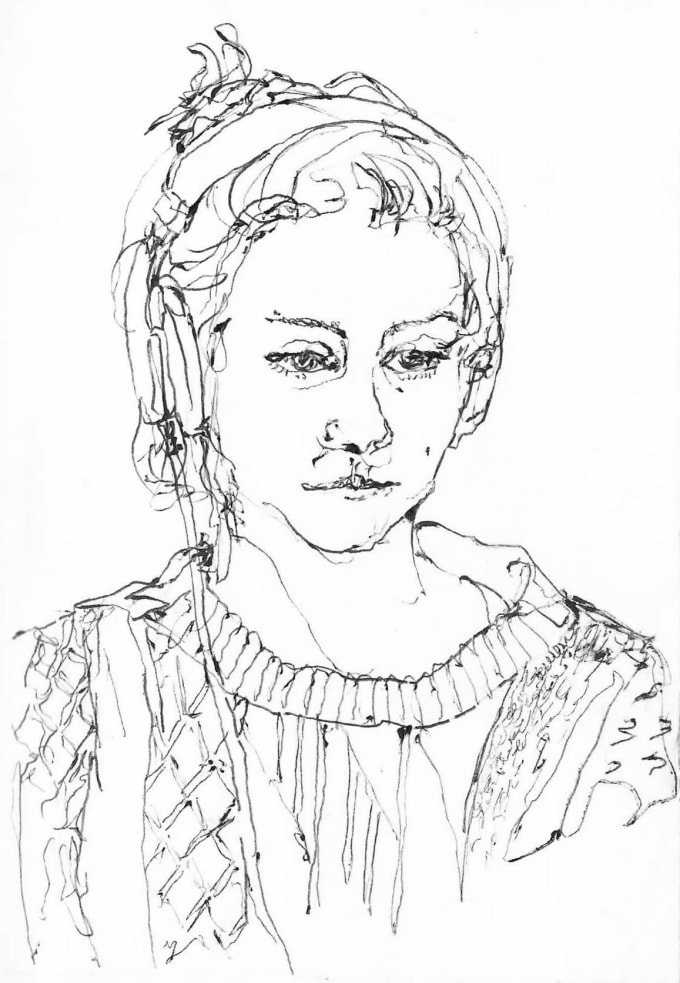 Draw You A Beautiful Portraiture Drawing By Hand By Sususu12,Family Cartoon Drawing Images