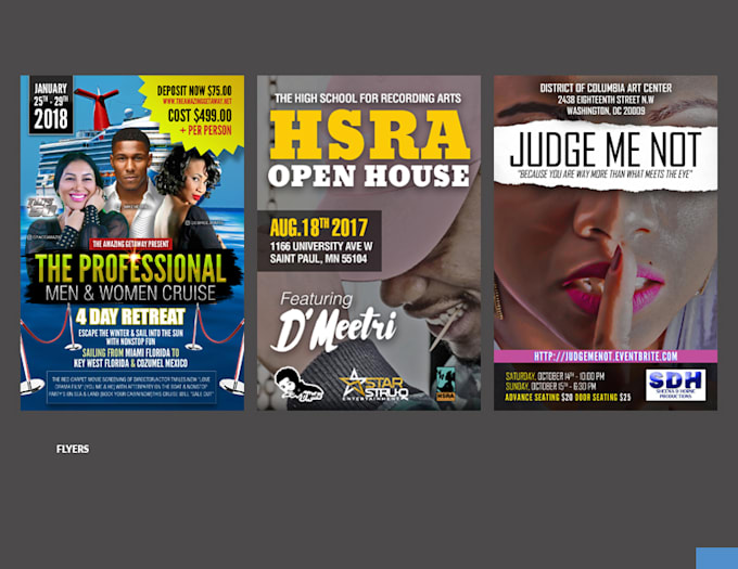 create custom graphic flyers