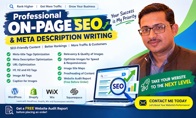 do on page SEO, meta titles, meta descriptions, and image alt tags