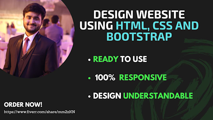 Design website using html, css and bootstrap by Teamxpakistan | Fiverr