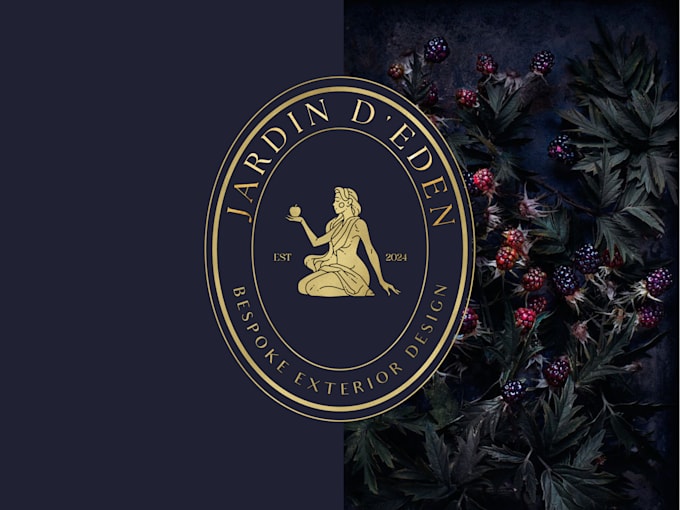 design an elegant modern contemporary logo and branding