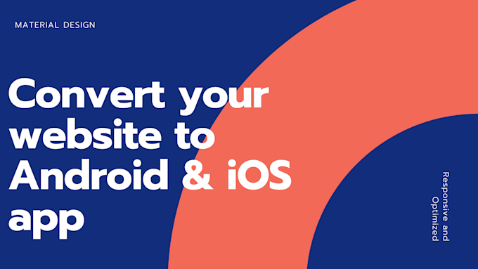 convert any website to android app with material design