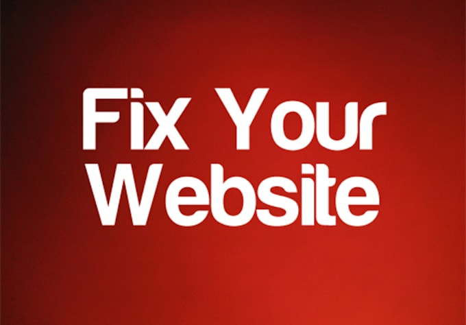 fix any html, css, php, js, jQuery errors or modify your website