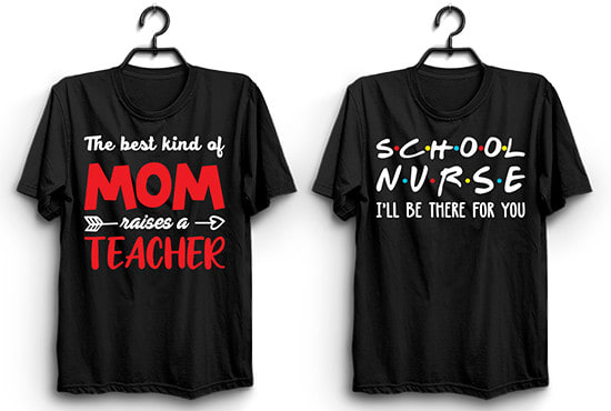 make an eye catching typography t shirt design for you