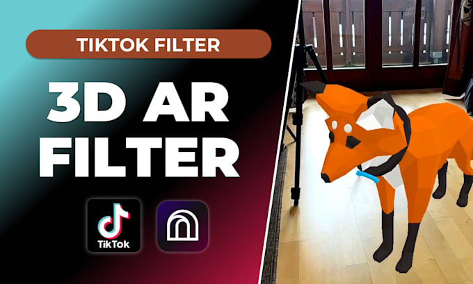 create a 3d ar filter for tiktok with effect house