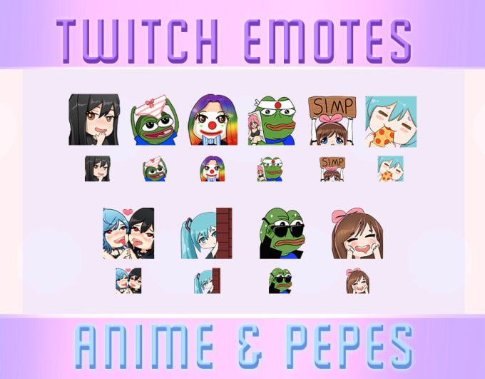 Create Twitch Emotes Sub Badges And Bit Badges By Rc Felkey Fiverr Live streams include a chat window where you can insert robotic smileys or twitch emotes using the emoticon shortcuts below. create twitch emotes sub badges and