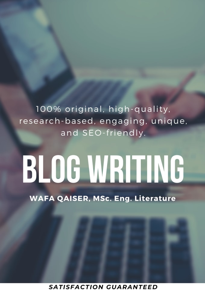 create high quality and interesting blogs
