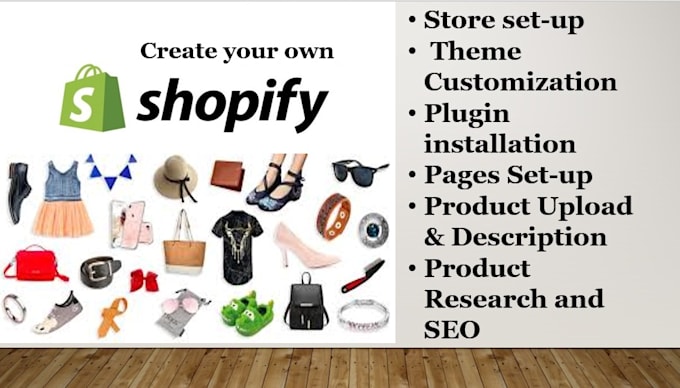 help you create and manage shopify store