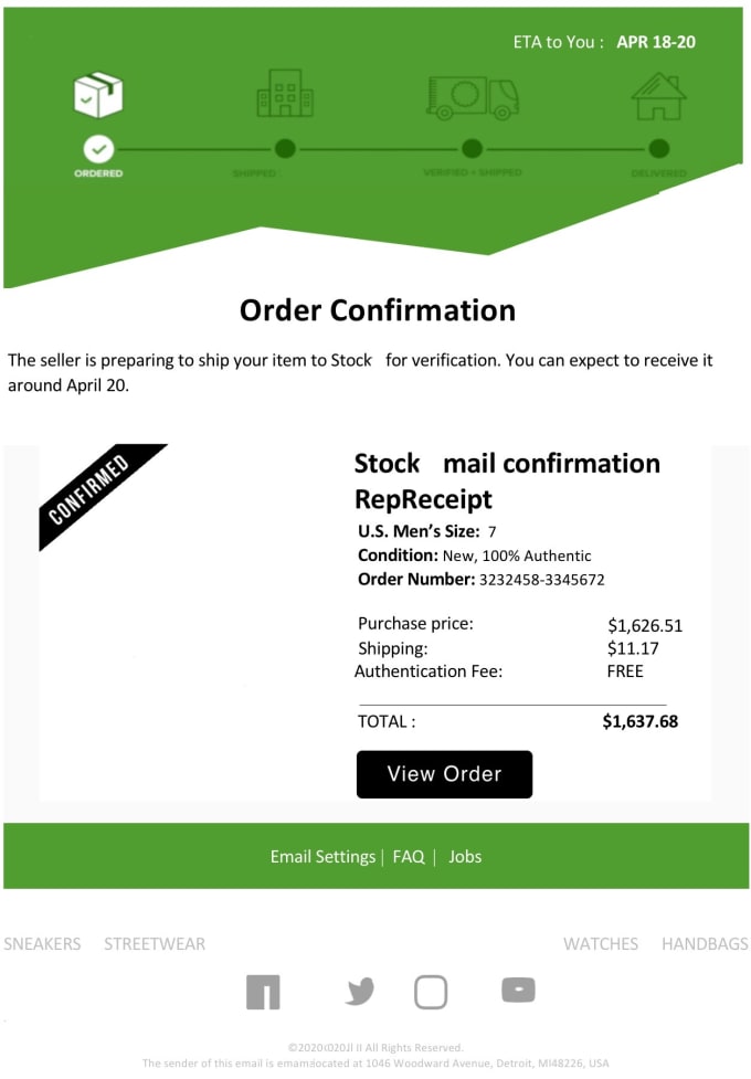Make your custom stock receipt by Hypewrld