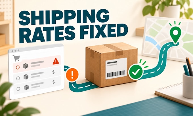 setup and fix woocommerce shipping rates, labels, tracking and API