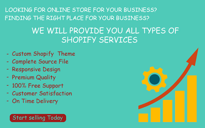 create and design shopify store or shopify website