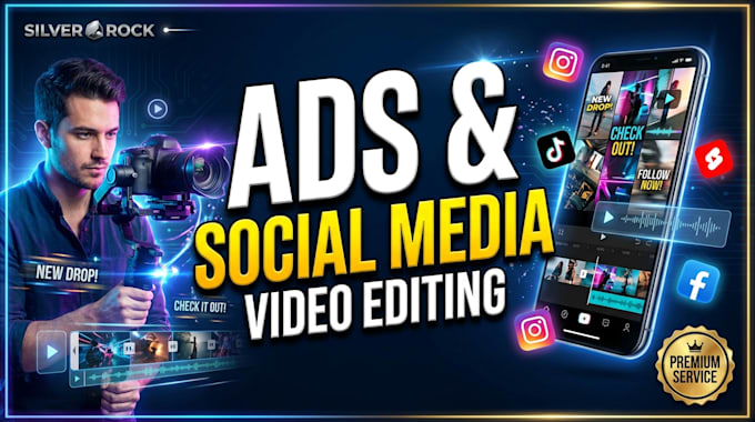 do ads and social media video editing with in 24 hours