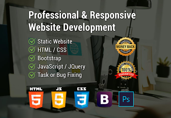 create figma to responsive bootstrap website or custom PHP website