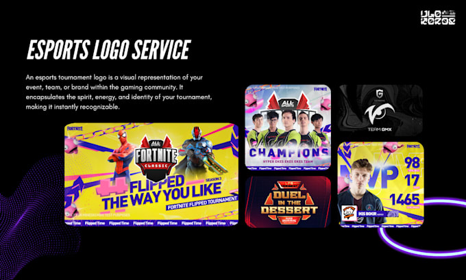 create an esports tournament logo
