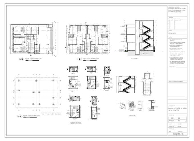 make architectural drawings, 2d floor plans in autocad or rhino