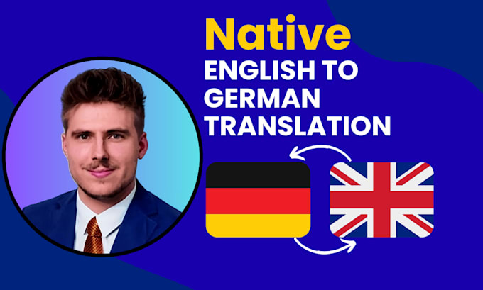 manually translate english to german with natural and fluent results