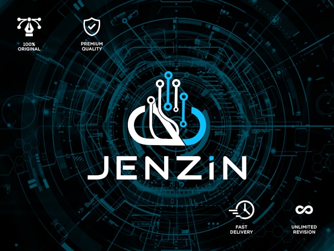do modern technology, digital, tech, website, icon, app logo design