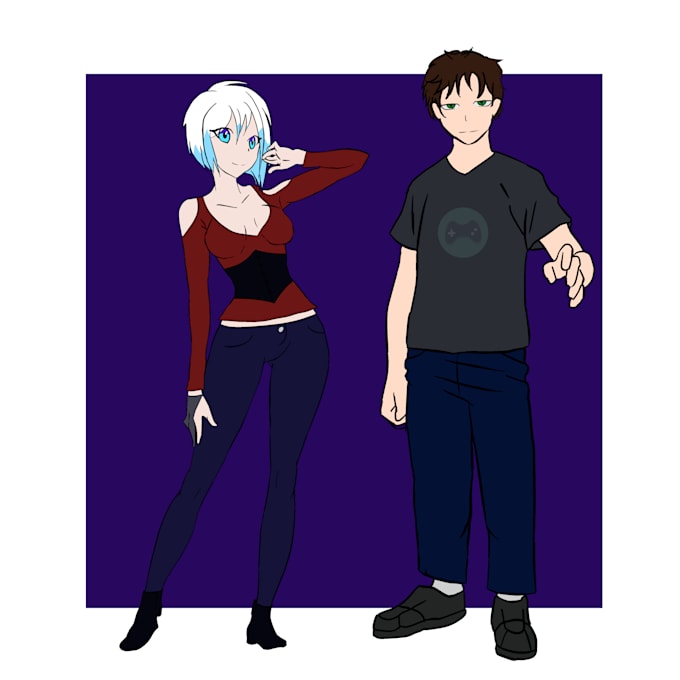 Draw A Bnha Oc Character For You By Dragonsparkles Fiverr My hero academia/boku no hero academia. draw a bnha oc character for you by