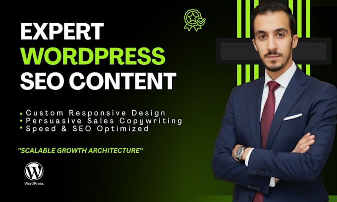 build your wordpress website with strategic SEO content