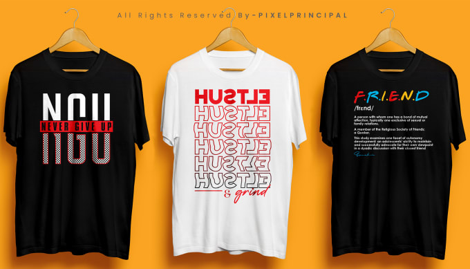 Typography tshirt design outlet