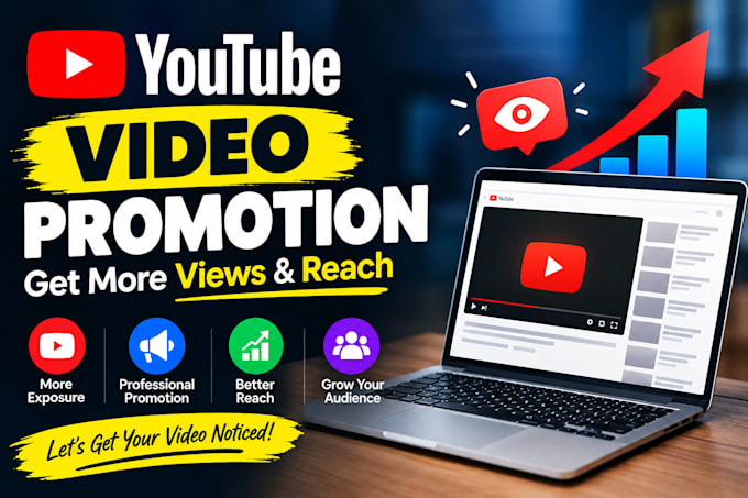 promote your youtube video for more views and reach