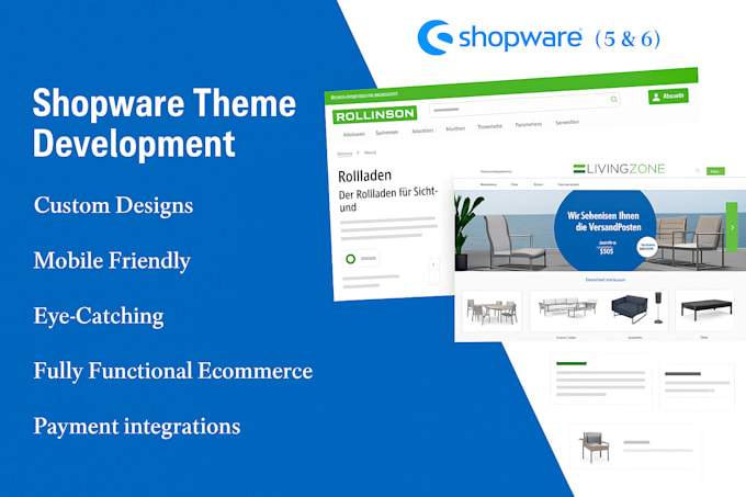 design a professional shopware theme