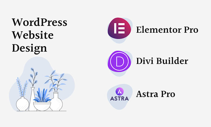create custom wordpress website design, blog, ecommerce or business website