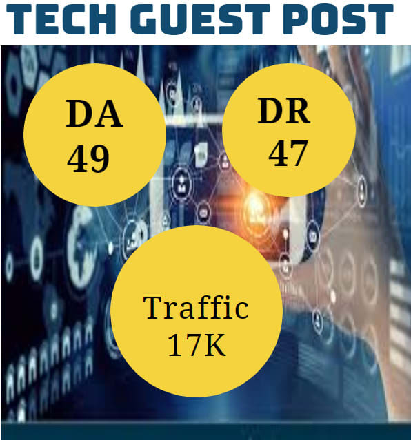 publish a technology guest post on high da ranking site