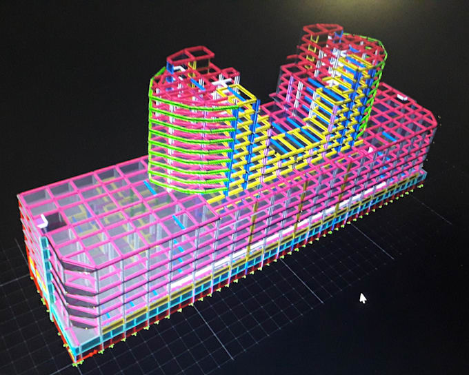 Design structure using etabs safe and auto cad by Usama_saghir | Fiverr
