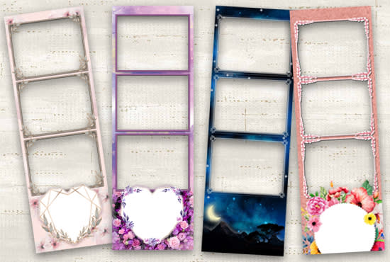 Design a custom photo booth template within 24 hours by Pb_overlays ...