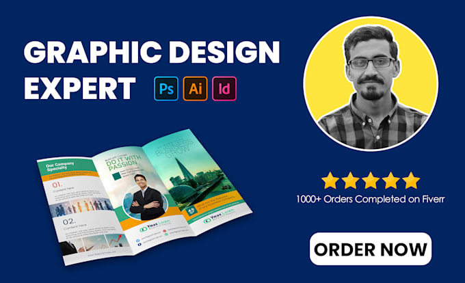 do any adobe photoshop, illustrator, indesign project