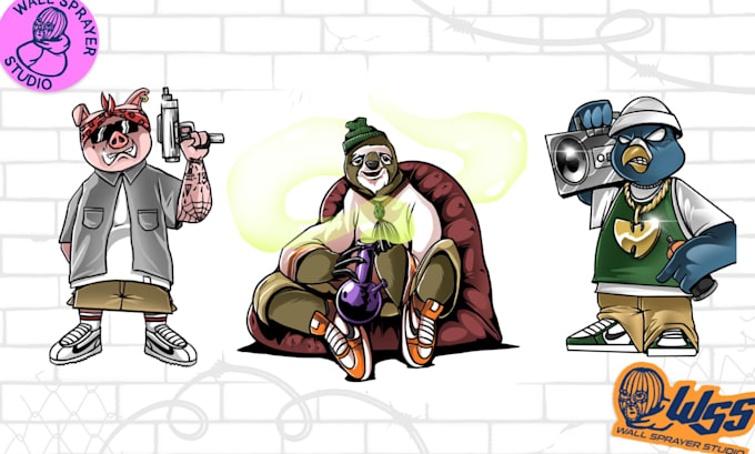 create awesome hiphop character design