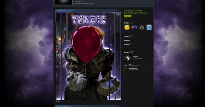 Make Steam Artwork Showcases By Gabbar 23 Fiverr   Steam Profile Showcase Designer 