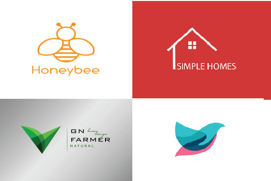 creat flat minimal logo for you