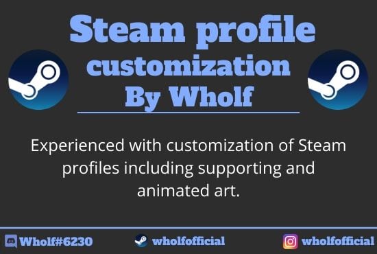 customize your steam profile