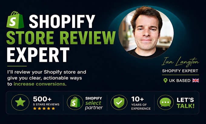 review your shopify store and improve cro to increase sales